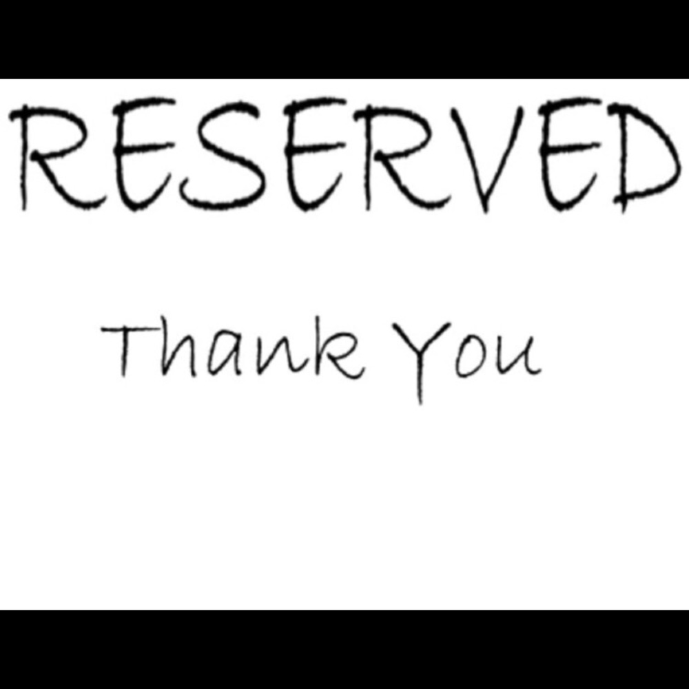 Reserved Listing